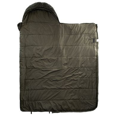 Спальный мешок одеяло Tramp Shypit 400 WIDE с капюшоном правый UTRS-060L-R, Болотный