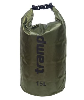 Гермомішок Tramp PVC Diamond Rip-Stop 15 л UTRA-112 Оливковий