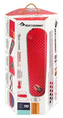 Килимок надувний Sea to Summit Comfort Plus Insulated Mat 2020, 183х55х6.3 см, Red (STS AMCPINS_R)