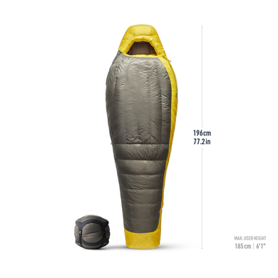 Спальный мешок Sea to Summit Spark -10&deg;/-18℃ Regular, Beluga Black