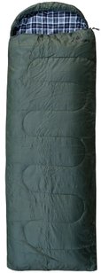 Спальний мішок ковдра з капюшоном Totem Ember Plus лівий UTTS-014-L, Зелений