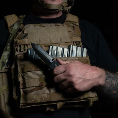 Ніж складний SOG Pentagon XR Black Out (SOG 12-61-01-57)