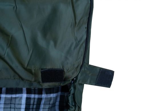 Спальный мешок одеяло с капюшоном Totem Ember Plus левый UTTS-014-L, Зеленый