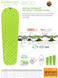 Килимок надувний Sea to Summit Comfort Light Insulated Mat 2020, 184х55х6.3 см, Green (STS AMCLINS_R)