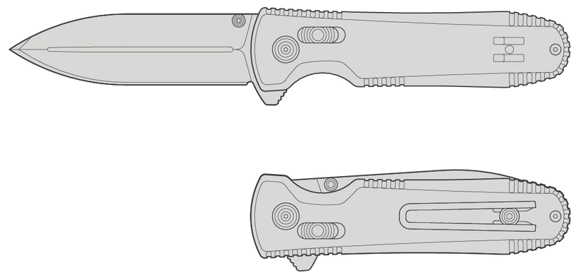 Ніж складний SOG Pentagon XR Black Out (SOG 12-61-01-57)