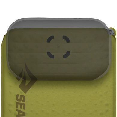 Коврик самонадувающийся Sea to Summit Camp Mat, 198х64х3.8 см, Olive (STS AMSICML)