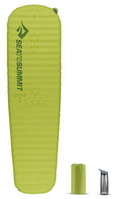 Коврик самонадувающийся Sea to Summit Comfort Light Mat, 183х51х5 см, Green (STS AMSICLR)