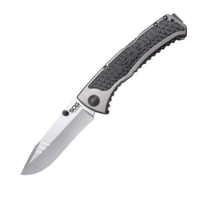 Ніж складний SOG SideSwipe Grey TiNi (SOG SW1011-CP)