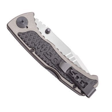Ніж складний SOG SideSwipe Grey TiNi (SOG SW1011-CP)