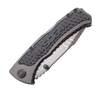 Ніж складний SOG SideSwipe Grey TiNi (SOG SW1011-CP)