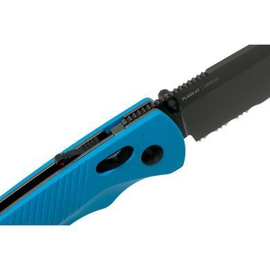 Нож складной SOG Flash AT Civic Cyan MK3//Partially Serrated (SOG 11-18-04-57)