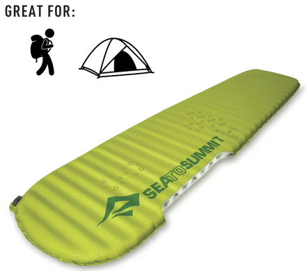 Коврик самонадувающийся Sea to Summit Comfort Light Mat, 170х51х5 см, Green (STS AMSICLS)