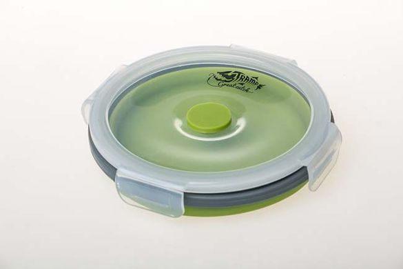 Контейнер складной с крышкой-защелкой Tramp (800ml) olive