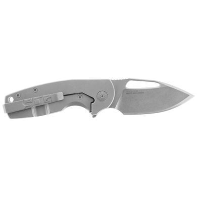 Ніж складний SOG x Mikkel Collaboration Stout Green/Silver (SOG 14-03-01-57)