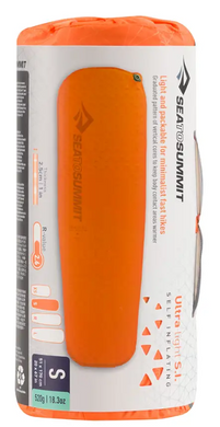 Коврик самонадувающийся Sea to Summit UltraLight Mat, 170х51х2.5 см, Orange (STS AMSIULS)