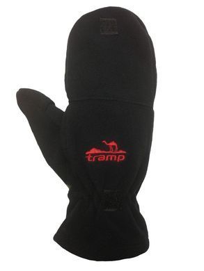 Варежки мужские Tramp Fleece черный S/M