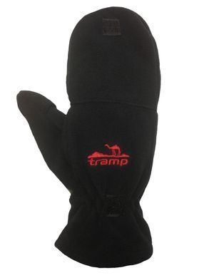 Варежки мужские Tramp Fleece черный S/M