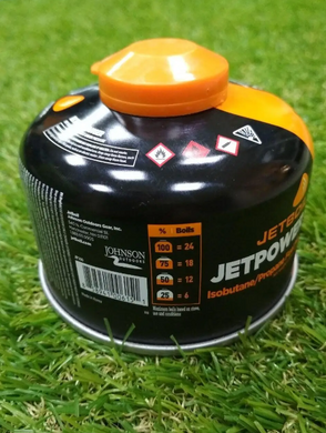Резьбовой газовый баллон Jetboil Jetpower Fuel, 100 г