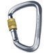 Карабін Singing Rock D Steel Lock Screw Gate 50 kN