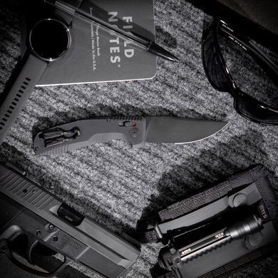 Ніж складний SOG -TAC AU Black/Partially Serrated (SOG 15-38-02-57)