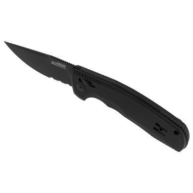 Ніж складний SOG -TAC AU Black/Partially Serrated (SOG 15-38-02-57)