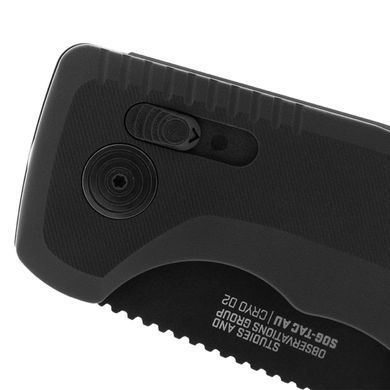 Ніж складний SOG -TAC AU Black/Partially Serrated (SOG 15-38-02-57)