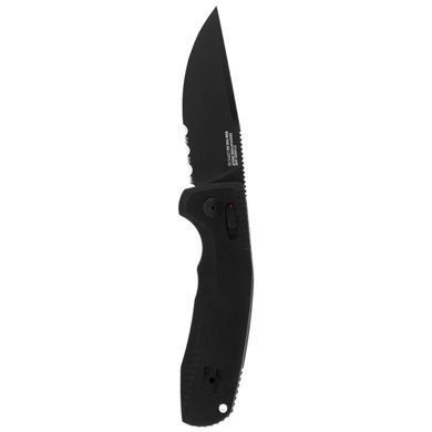 Ніж складний SOG -TAC AU Black/Partially Serrated (SOG 15-38-02-57)