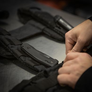 Ніж складний SOG -TAC AU Black/Partially Serrated (SOG 15-38-02-57)