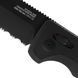 Ніж складний SOG -TAC AU Black/Partially Serrated (SOG 15-38-02-57)