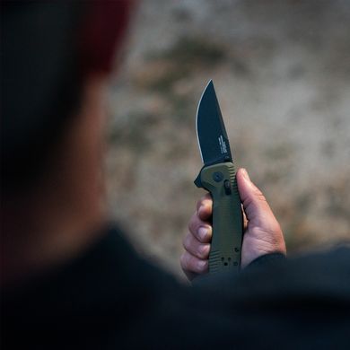 Ніж складний SOG -TAC XR OD Green/Straight Edge (SOG 12-38-02-41)