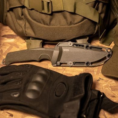 Ніж SOG Trident FX OD Green/Partaily Serrated (SOG 17-12-04-57)