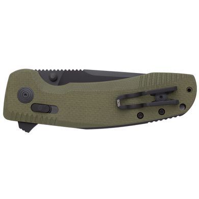 Ніж складний SOG -TAC XR OD Green/Straight Edge (SOG 12-38-02-41)