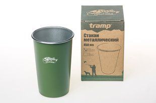Стакан металевий 450 мл Tramp TRC-099 Оливковий