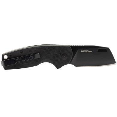 Ніж складний SOG Stout SJ Cleaver/Blackout (SOG 16-03-07-57)