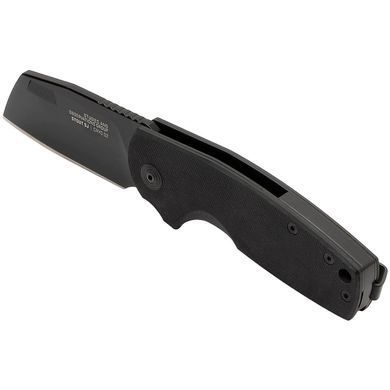 Ніж складний SOG Stout SJ Cleaver/Blackout (SOG 16-03-07-57)