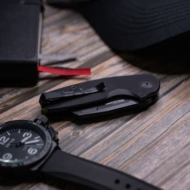 Ніж складний SOG Stout SJ Cleaver/Blackout (SOG 16-03-07-57)