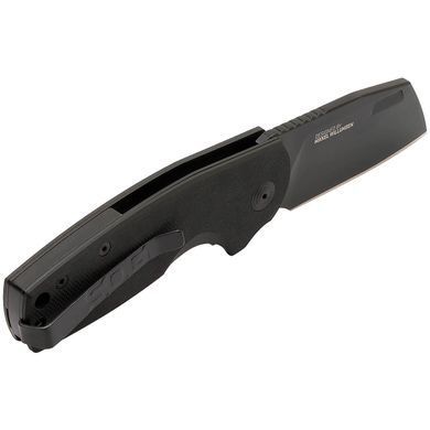 Ніж складний SOG Stout SJ Cleaver/Blackout (SOG 16-03-07-57)