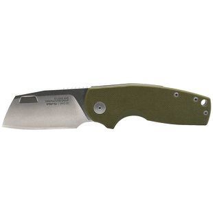 Ніж складний SOG Stout SJ Cleaver/OD Green/Stonewash (SOG 16-03-06-57)