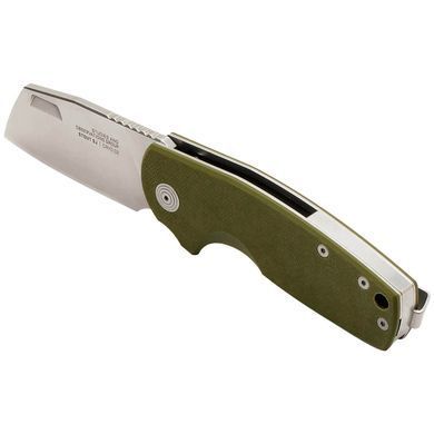 Ніж складний SOG Stout SJ Cleaver/OD Green/Stonewash (SOG 16-03-06-57)