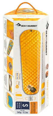 Коврик надувной Sea to Summit UltraLight Mat, 168х55х5 см, Yellow (STS AMULSAS)