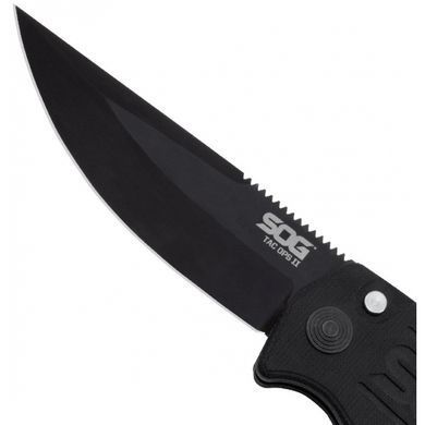 Ніж складний SOG Tac Ops Black Micarta (SOG TO1011-BX)