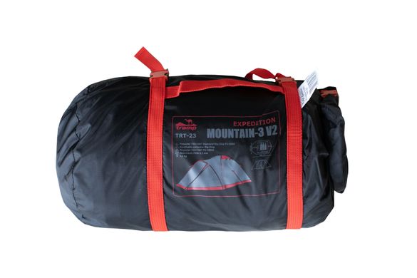 Палатка Tramp Mountain 3 (v2) Серая TRT-023