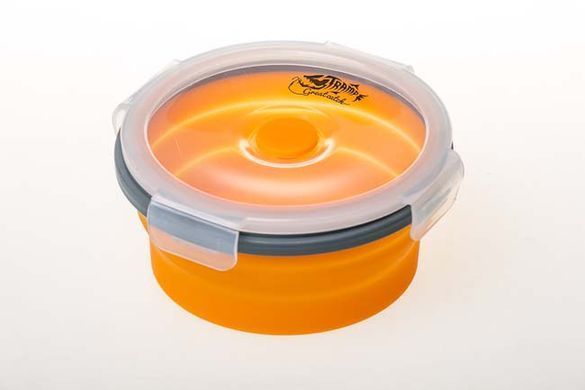 Контейнер складной с крышкой-защелкой Tramp (800ml) orange
