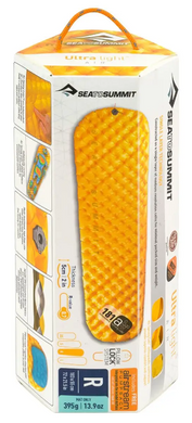 Коврик надувной Sea to Summit UltraLight Mat, 184х55х5 см, Yellow (STS AMULRAS)