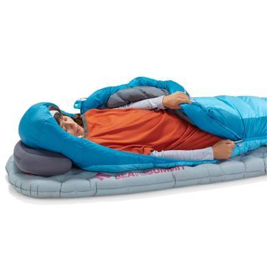 Спальный мешок женский Sea to Summit Trek Women's -1&deg;/-11℃ Regular, Blue Atoll