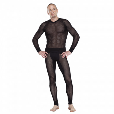 Футболка с длинным рукавом Tramp Super Mesh Active мужская L Чёрный