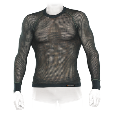 Футболка с длинным рукавом Tramp Super Mesh Active мужская L Чёрный