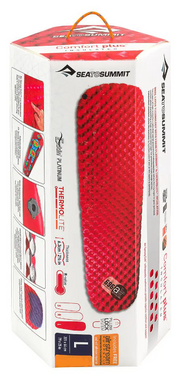 Коврик надувной Sea to Summit Comfort Plus Insulated Mat 2020, 201х64х6.3 см, Red (STS AMCPINS_L)