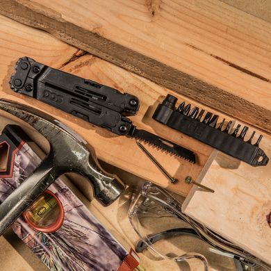 Мультитул SOG PowerAccess Deluxe w/ Fabric Sheath + Hex Bit Kit Black (SOG PA2002-CP)