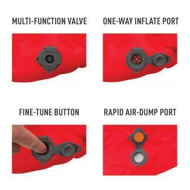 Коврик надувной Sea to Summit Comfort Plus Insulated Mat 2020, 201х64х6.3 см, Red (STS AMCPINS_L)